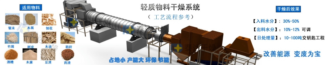 Multi-pass Biomass Drying Line