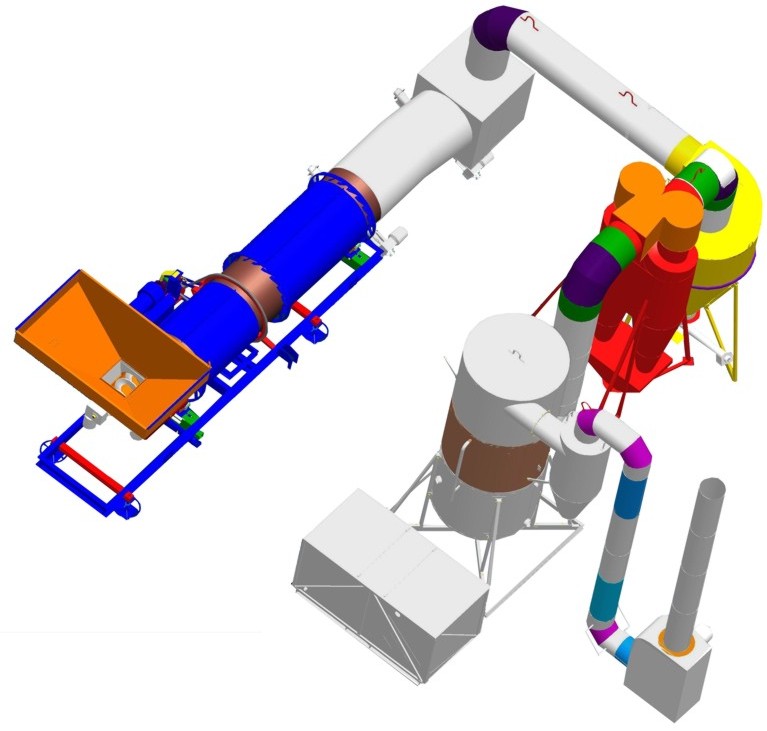 oil sand sludge disposal system